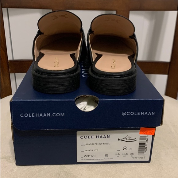 Cole Haan Black Slip-On Loafers - Picture 7 of 10
